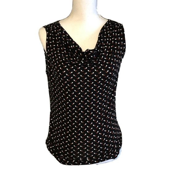 Ann Taylor Tops - Ann Taylor Shirt Tank Top Cowl Black Shell Small